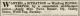 Newspaper Clipping; Burnley Express, 2 Jun 1883 - employment wanted by Susanna Eliza Berry (Janeway)