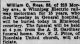 Newspaper Clipping; The Winnipeg Tribune, 7 May 1931, Pg. 2 - death of William C. Rose